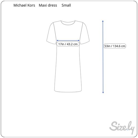 Michael Kors NWT Black T-shirt Maxi Dress With Side Slits Size S - Picture 4 of 4